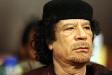 Ông Gaddafi.