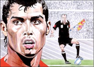 Ronaldo bắt đầu lên phim
