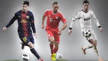 Messi - C.Ronaldo - Ribery, ai sẽ là chủ nhân của danh hiệu “Cầu thủ xuất sắc nhất châu Âu” mùa giải 2012-2013?