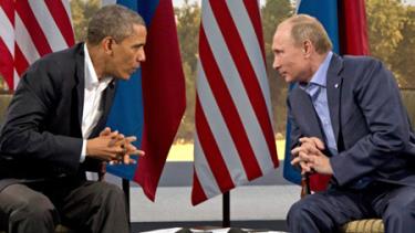 Tổng thống Obama gặp Tổng thống Nga Putin hồi ngày 17-6 tại Bắc Ireland.