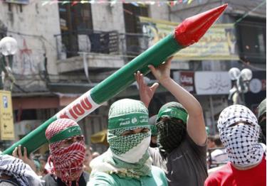 Biểu tình ủng hộ Hamas tại Dải Gaza.