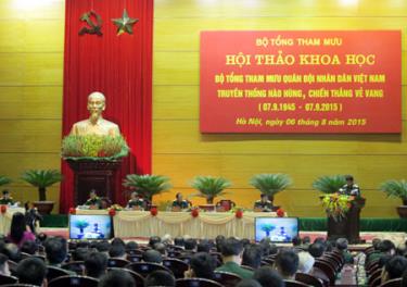 Quang cảnh buổi hội thảo.