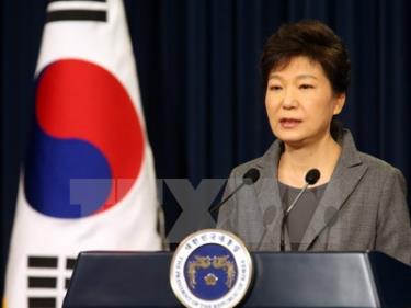 Tổng thống Hàn Quốc Park Geun-hye.