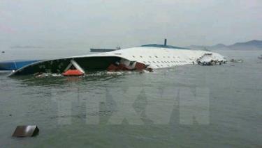 Phà Sewol bị chìm.