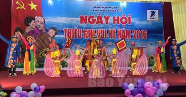 Ngày hội “Thiếu nhi vui hè” là điểm nhấn trong mùa hè năm 2016.
