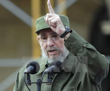 Lãnh tụ Cuba Fidel castro.