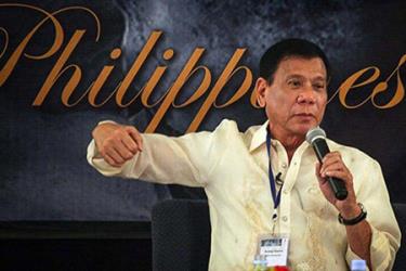 Tổng thống Philippines Rodrigo Duterte.