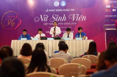 Lễ phát động cuộc thi “Nữ sinh viên Việt Nam duyên dáng 2016”.