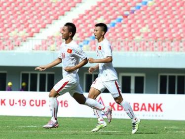 U19 Việt Nam giành chức vô địch giải U19 KBZ Bank Cup 2016.