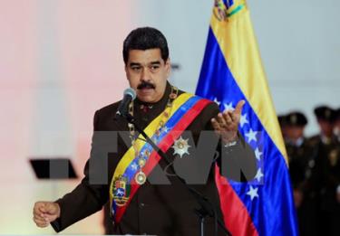 Tổng thống Venezuela Nicolas Maduro.