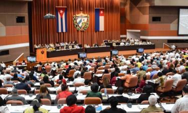 Toàn cảnh phiên họp Quốc hội Cuba ở thủ đô La Habana.