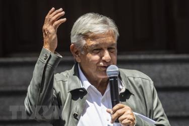 Tổng thống đắc cử Mexico Andres Manuel Lopez Obrador.