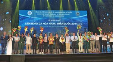 Liên hoa Ca Múa Nhạc toàn quốc 2018 (đợt 2) vừa khai mạc tại Đà Nẵng tối 20/8