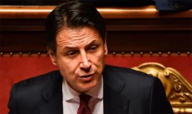 Thủ tướng Italy Giuseppe Conte trong cuộc họp quốc hội ngày 20/8.