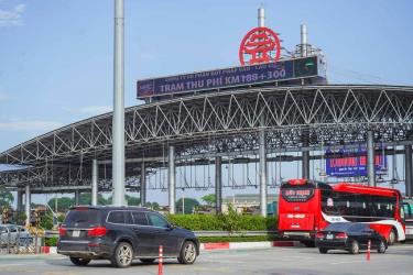 Trạm thu phí Pháp Vân - Cầu Giẽ (Ninh Bình) thực hiện thu phí không dừng từ ngày 10/6/2020.