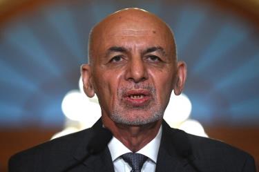 Tổng thống Afghanistan Ashraf Ghani tại Mỹ ngày 25/6.