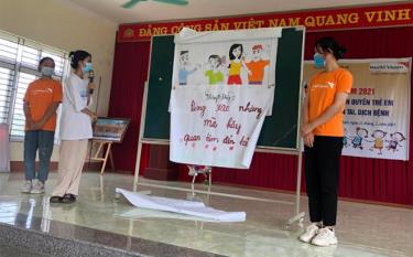 Many messages given by children at the forum in Khanh Thien commune (Luc Yen district).
