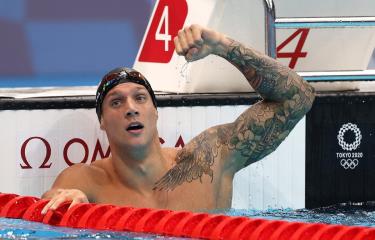 Caeleb Dressel đã giành được 5 HCV tại Olympic Tokyo 2020. (Nguồn: Getty Images)