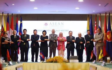 Các quan chức cao cấp ASEAN họp chuẩn bị cho Hội nghị Bộ trưởng Ngoại giao ASEAN lần thứ 55 và các hội nghị liên quan.