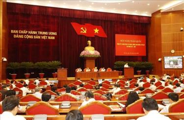 Quang cảnh Hội nghị toàn quốc tổng kết 10 năm công tác phòng, chống tham nhũng, tiêu cực giai đoạn 2012-2022.
