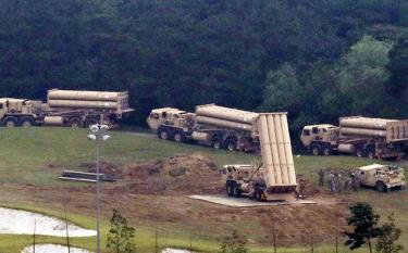 Hệ thống THAAD tại Seongju năm 2017.