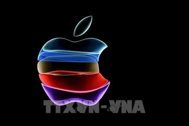 Biểu tượng Apple tại một sự kiện ở bang California, Mỹ.