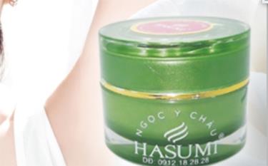 Một lô sản phẩm kem dưỡng trắng chống nắng nhãn hàng HASUMI vừa bị yêu cầu thu hồi