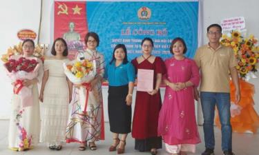 Công đoàn CKCN tỉnh tổ chức lễ công bố quyết định thành lập và Đại hội CĐCS Công ty TNHH tủ bếp Cao Tiệp Việt Nam lần thứ Nhất.