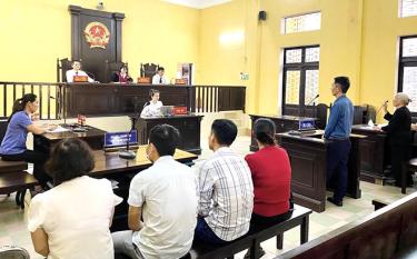 Một phiên tòa xét xử của Tòa án nhân dân thành phố link vào dafabet.