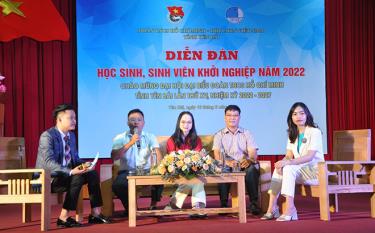 Tỉnh đoàn Yên Bái tổ chức Diễn đàn học sinh, sinh viên khởi nghiệp năm 2022.