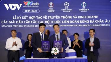 Ký kết hợp tác giữa VTVcab và các đối tác.