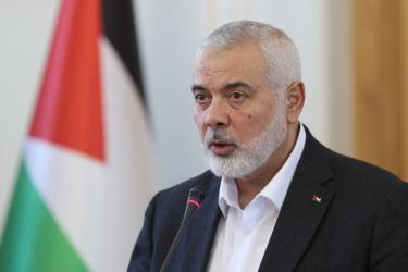 Thủ lĩnh Hamas Ismail Haniyeh. Ảnh: Reuters