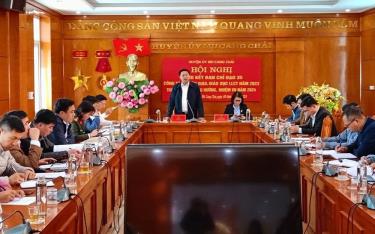Huyện ủy Mù Cang Chải tổ chức link vào dafabet nghị tổng kết Ban Chỉ đạo 35 huyện năm 2023, triển khai nhiệm vụ năm 2024.