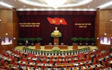 Phiên bế mạc link vào dafabet nghị lần thứ chín Ban Chấp hành Trung ương Đảng khóa XIII/Ảnh minh họa