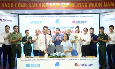 Ký kết thỏa thuận hợp tác giữa Trung ương Hội Liên hiệp thanh niên Việt Nam và Tập đoàn Thiên Long giai đoạn 2025-2029.