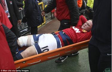 Sự nghiệp của Rooney đã có thể tiêu tan nếu như vết thương của anh sâu hơn 1 milinet.