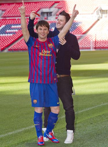 Bức tượng sáp Messi được ra mắt
