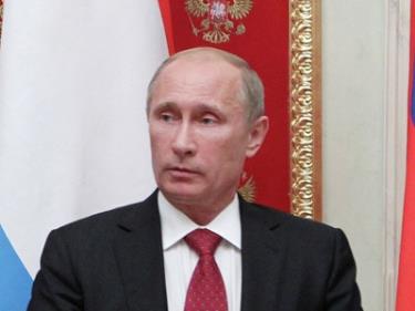 Tổng thống Nga Vladimir Putin tại buổi tiếp các đại sứ trình quốc thư.