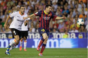 Lionel Messi trong màu áo Barcelona