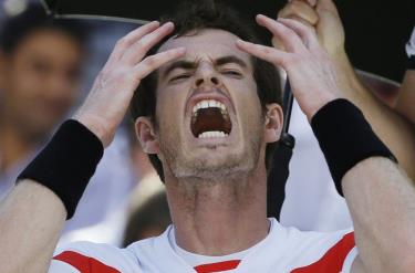 Nỗi thất vọng của Andy Murray. (Ảnh: AFP)