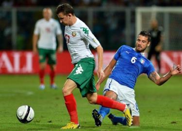 Bulgaria đã không thể tạo nên bất ngờ trước Italia tại Palermo
