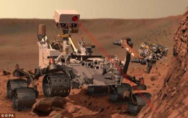 Tàu thăm dò Curiosity không tìm thấy dấu hiệu của sự sống trên sao Hỏa.
