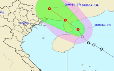 Vịnh Bắc Bộ có gió mạnh, lốc xoáy do ảnh hưởng áp thấp nhiệt đới
Áp thấp nhiệt đới dự báo sẽ gây mưa lớn cho các tỉnh Bắc Bộ trong những ngày tới