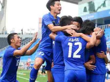 Olympic Thái Lan đang cho thấy những sự tiến bộ vượt bậc ở ASIAD.