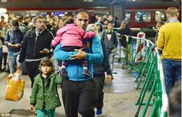 Dòng người di cư từ Syria đến Đức
