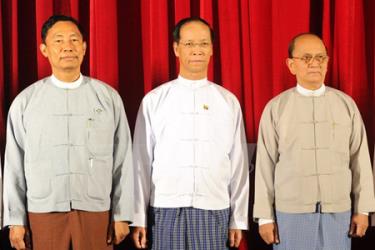 Tổng thống Myanmar Thein Sein (phải) cam kết tiến hành bầu cử tự do và công bằng.