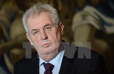 Tổng thống Cộng hòa Séc Milos Zeman.