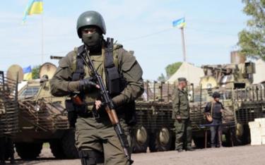Binh sĩ Ukraine tại miền Đông.