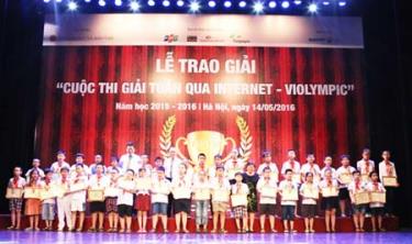 2.141 học sinh đạt giải cuộc thi ViOlympic năm học 2015-2016.