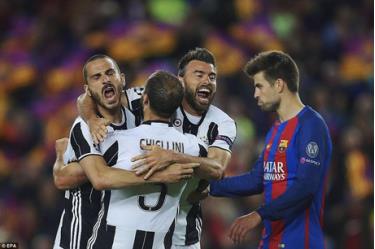 Juventus đã loại Barcelona ở tứ kết Champions League năm ngoái.